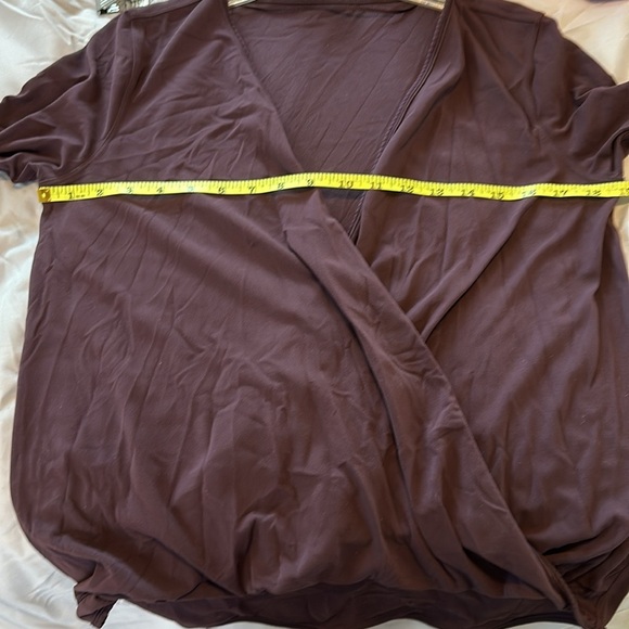 Lululemon Full Freedom Long Sleeve Wrap top in deep purple Size M/L - Picture 6 of 6